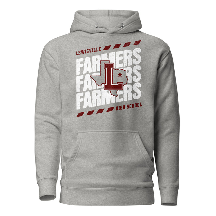 Lewisville High School Farmers Grey Premium Unisex Hoodie 223