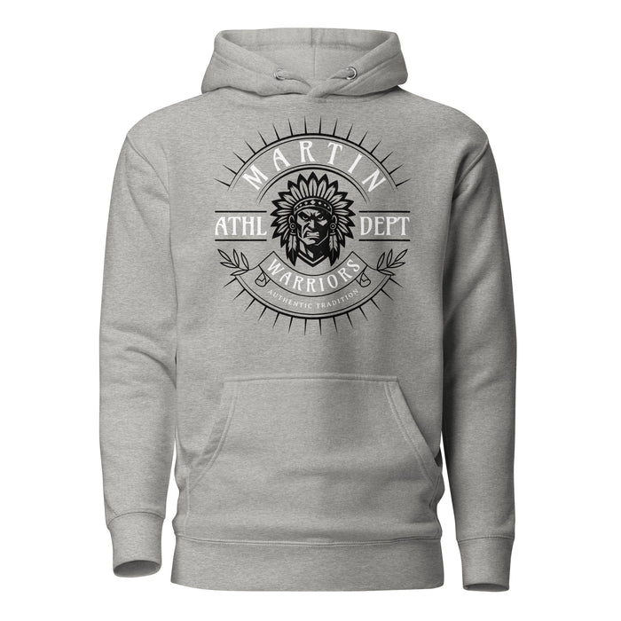 Martin High School Warriors Grey Premium Unisex Hoodie 201