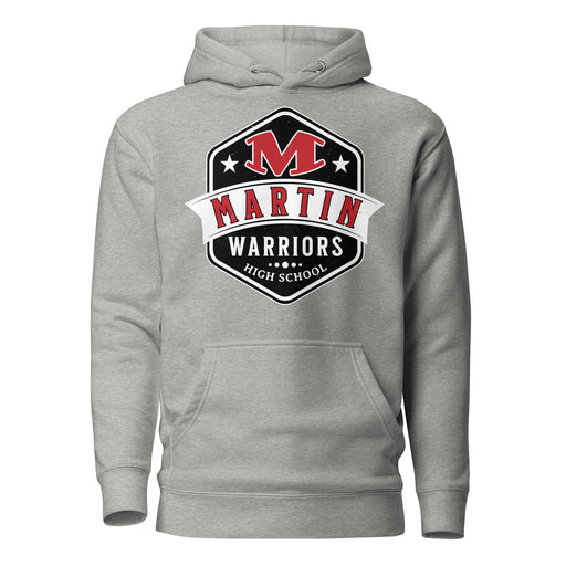 Martin High School Warriors Grey Premium Unisex Hoodie 209