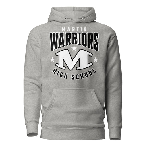 Martin High School Warriors Grey Premium Unisex Hoodie 213