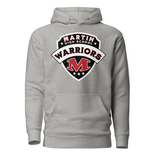 Martin High School Warriors Grey Premium Unisex Hoodie 221