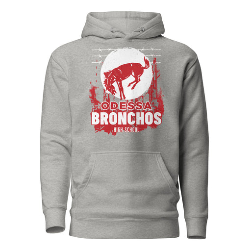 Odessa High School Bronchos Grey Premium Unisex Hoodie 202