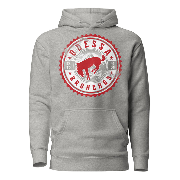 Odessa High School Bronchos Grey Premium Unisex Hoodie 203