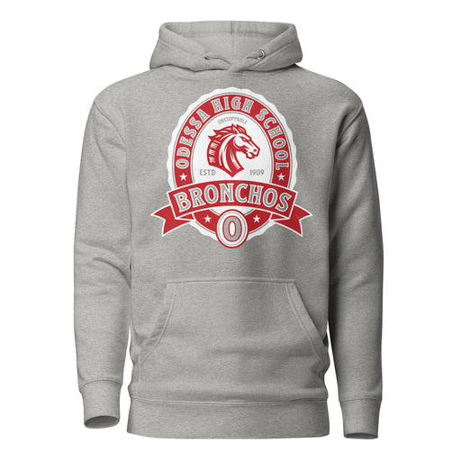 Odessa High School Bronchos Grey Premium Unisex Hoodie 212