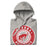 Neatly folded Odessa High School Bronchos Grey Premium Unisex Hoodie 216