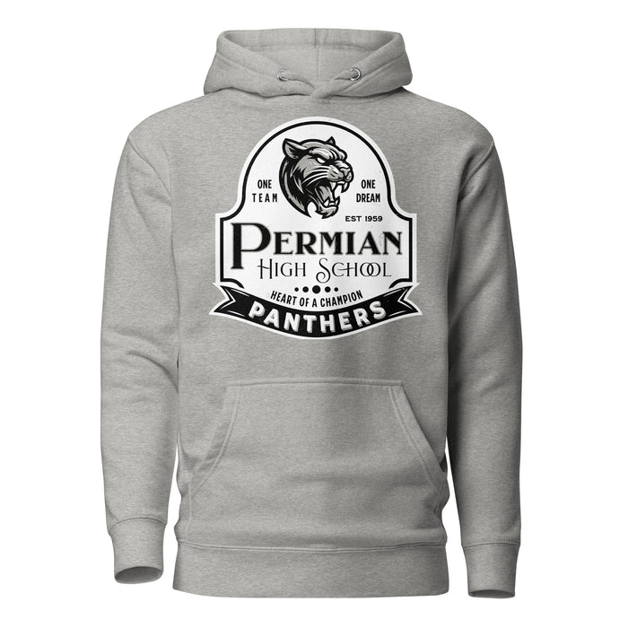 Permian High School Panthers Grey Premium Unisex Hoodie 219