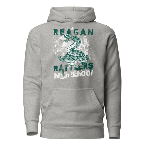 Reagan High School Rattlers Premium Carbon Grey Hoodie 205