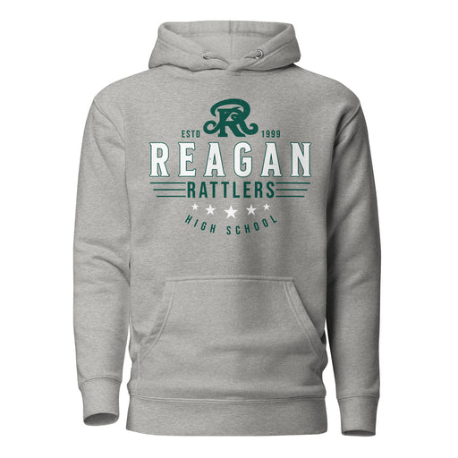 Reagan High School Rattlers Premium Carbon Grey Hoodie 217