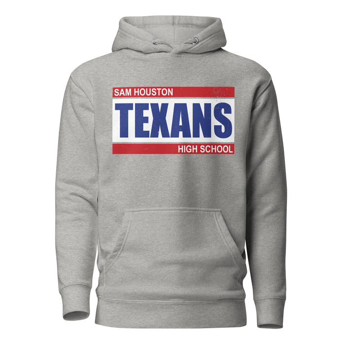 Sam Houston High School Texans Grey Premium Unisex Hoodie 098