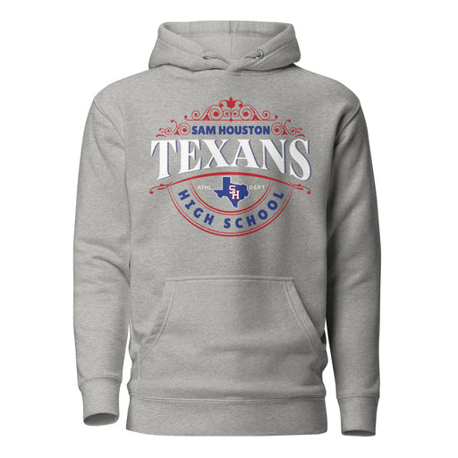 Sam Houston High School Texans Grey Premium Unisex Hoodie 211