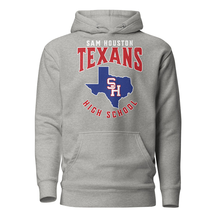 Sam Houston High School Texans Grey Premium Unisex Hoodie 213