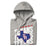 Neatly folded Sam Houston High School Texans Grey Premium Unisex Hoodie 223