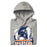 Neatly folded view of Seven Lakes High School Spartans Grey Premium Unisex Hoodie 202