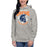 Woman wearing Seven Lakes High School Spartans Grey Premium Unisex Hoodie 213