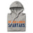 Neatly folded view of Seven Lakes High School Spartans Grey Premium Unisex Hoodie 017