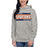 Woman wearing Seven Lakes High School Spartans Grey Premium Unisex Hoodie 098