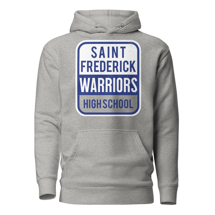 St. Frederick High School Warriors Grey Premium Unisex Hoodie 001