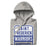 Neatly folded view of St. Frederick High School Warriors Grey Premium Unisex Hoodie 001