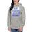 Woman wearing St. Frederick High School Warriors Grey Premium Unisex Hoodie 001