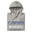 Neatly folded view of St. Frederick High School Warriors Grey Premium Unisex Hoodie 024