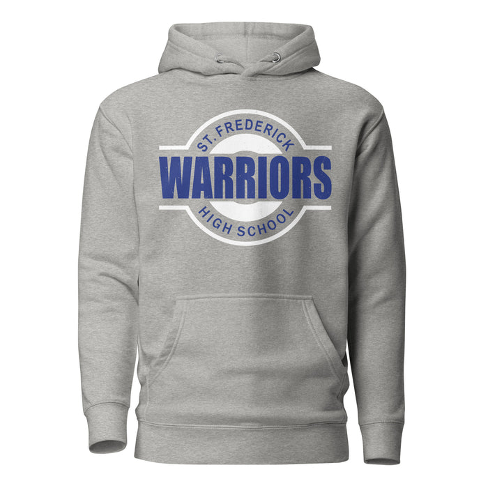 St. Frederick High School Warriors Grey Premium Unisex Hoodie 011