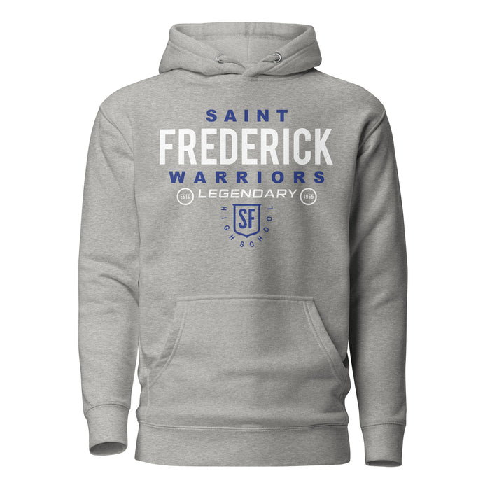 St. Frederick High School Warriors Grey Premium Unisex Hoodie 003