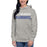 Woman wearing St. Frederick High School Warriors Grey Premium Unisex Hoodie 017