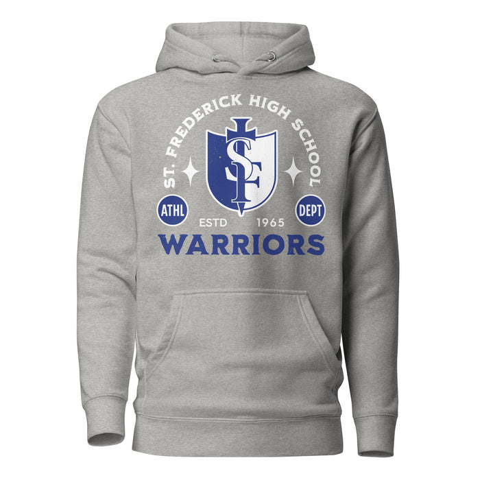 St. Frederick High School Warriors Grey Premium Unisex Hoodie 208