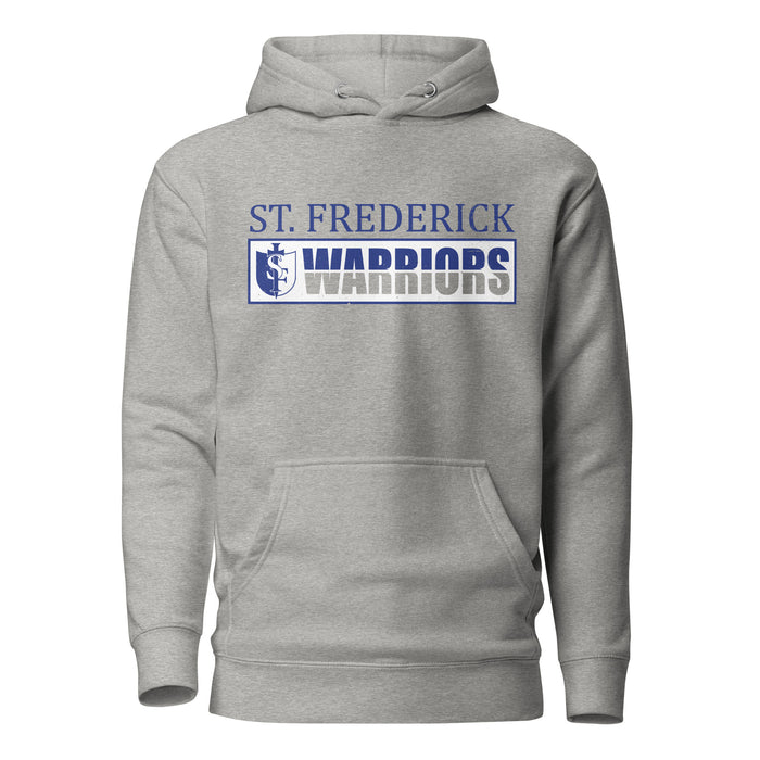 St. Frederick High School Warriors Grey Premium Unisex Hoodie 031