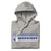 Neatly folded view of St. Frederick High School Warriors Grey Premium Unisex Hoodie 031