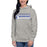 Woman wearing St. Frederick High School Warriors Grey Premium Unisex Hoodie 031