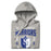 Neatly folded view of St. Frederick High School Warriors Grey Premium Unisex Hoodie 204