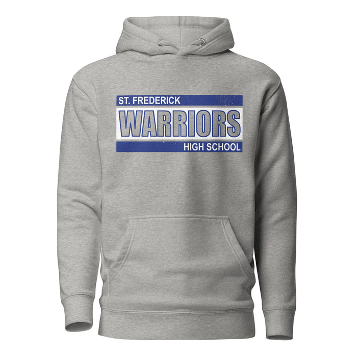 St. Frederick High School Warriors Grey Premium Unisex Hoodie 098