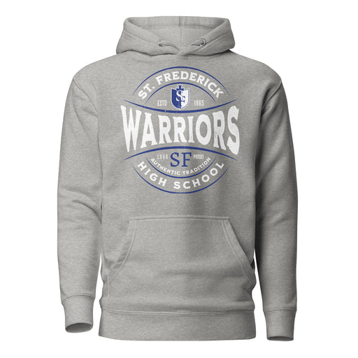 St. Frederick High School Warriors Grey Premium Unisex Hoodie 218