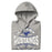 Neatly folded view of Taylor High School Mustangs Grey Premium Unisex Hoodie 218