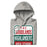 Neatly folded view of The Woodlands High School Highlanders Carbon Grey Premium Unisex Hoodie 001