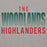 Close-up view of The Woodlands High School Highlanders Carbon Grey Premium Unisex Hoodie 024