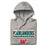 Neatly folded view of The Woodlands High School Highlanders Carbon Grey Premium Unisex Hoodie 049