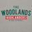 Close-up view of The Woodlands High School Highlanders Carbon Grey Premium Unisex Hoodie 021