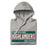 Neatly folded view of The Woodlands High School Highlanders Carbon Grey Premium Unisex Hoodie 098