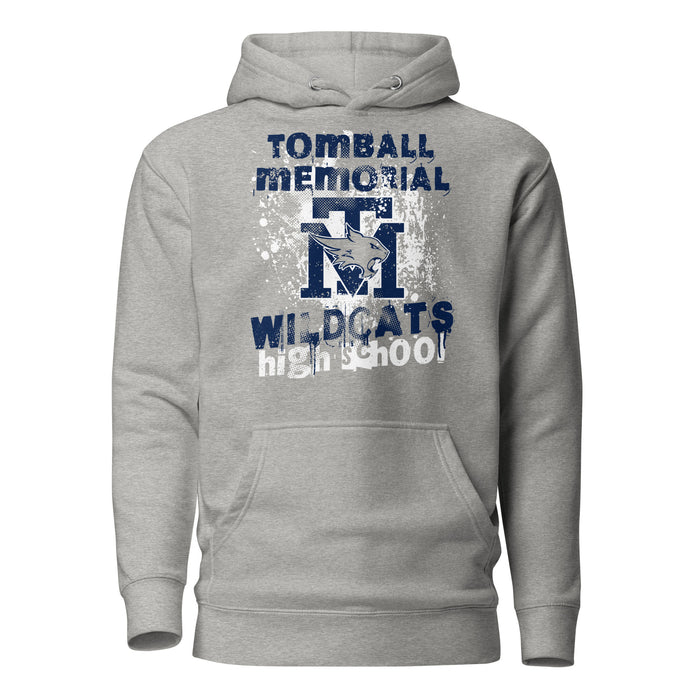 Tomball Memorial High School Wildcats Grey Premium Unisex Hoodie 205