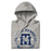 Neatly folded view of Tomball Memorial High School Wildcats Grey Premium Unisex Hoodie 214