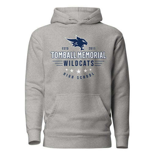 Tomball Memorial High School Wildcats Grey Premium Unisex Hoodie 217