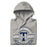 Neatly folded view of Tomball Memorial High School Wildcats Grey Premium Unisex Hoodie 201