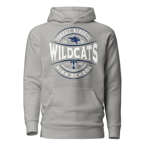 Tomball Memorial High School Wildcats Grey Premium Unisex Hoodie 218