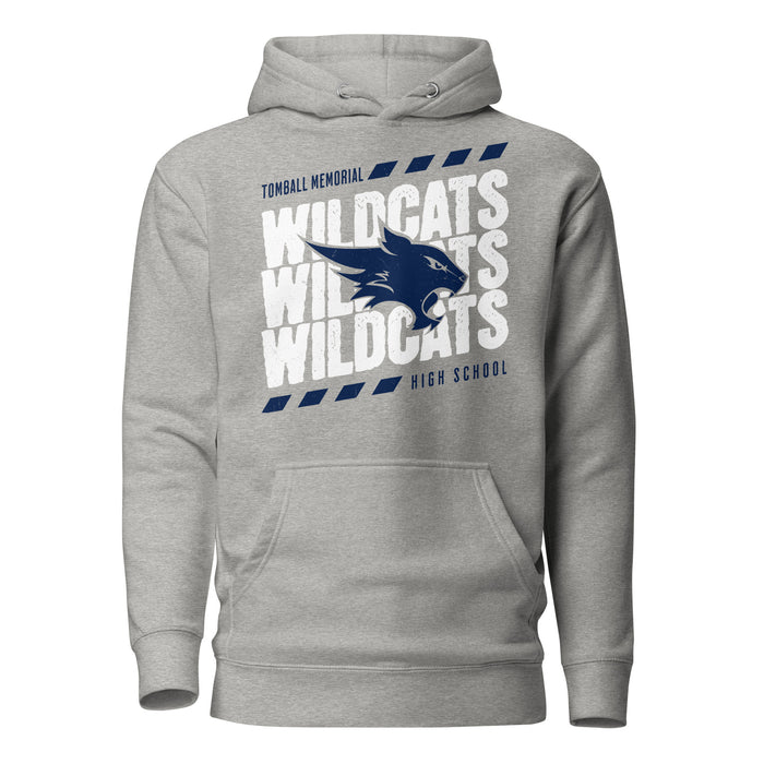 Tomball Memorial High School Wildcats Grey Premium Unisex Hoodie 223