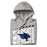 Neatly folded view of Tomball Memorial High School Wildcats Grey Premium Unisex Hoodie 223