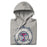 Neatly folded view of Tompkins High School Falcons Grey Premium Unisex Hoodie 227