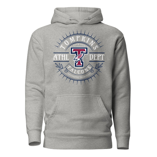 Tompkins High School Falcons Grey Premium Unisex Hoodie 201