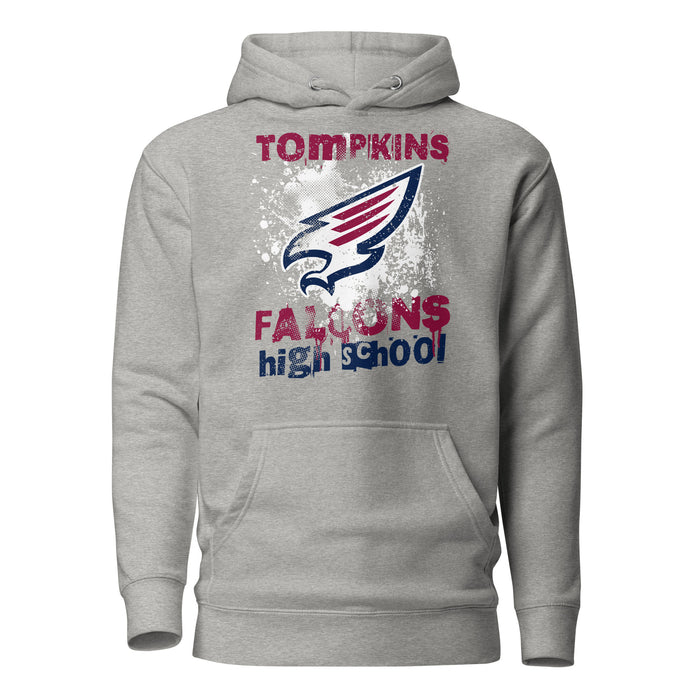 Tompkins High School Falcons Grey Premium Unisex Hoodie 205